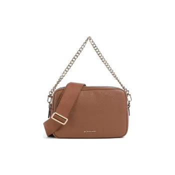 MICHAEL KORS Bryant Grain Cow Leather Shoulder Bag, Crossbody Bag, Handbag Regular Women's Brown