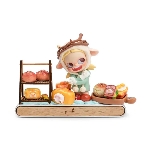 [Set Scenery & Resculpt] POP MART Zsiga Allowed, All Of This. A Strong Embrace, Parking Sign Hang Tag Box 10cm