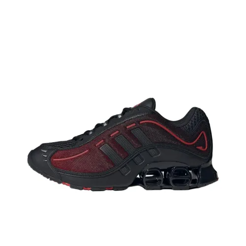 Adidas Anti Slip Wear Resistant Low Top Running Shoes Unisex Red Black