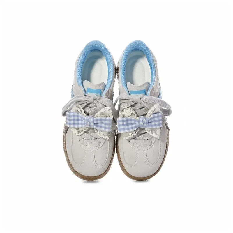 UNIITY Skateboard Shoes Women's Low Top Yellow Blue/Green Brown/Cream Blue-28