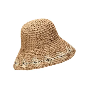 MITHAOL KUSC Straw Woven Bucket Hats Women's