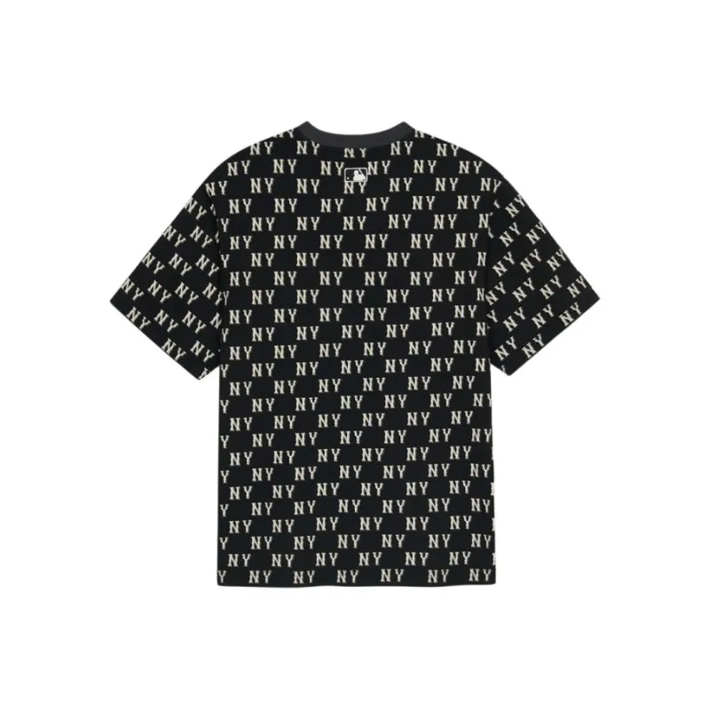 MLB New York Yankees Overfit T Shirt Unisex Black-1