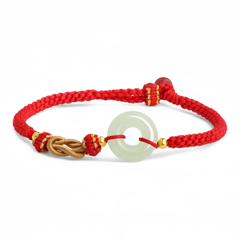 Di Su Xing Bracelets White Jade Women's-5