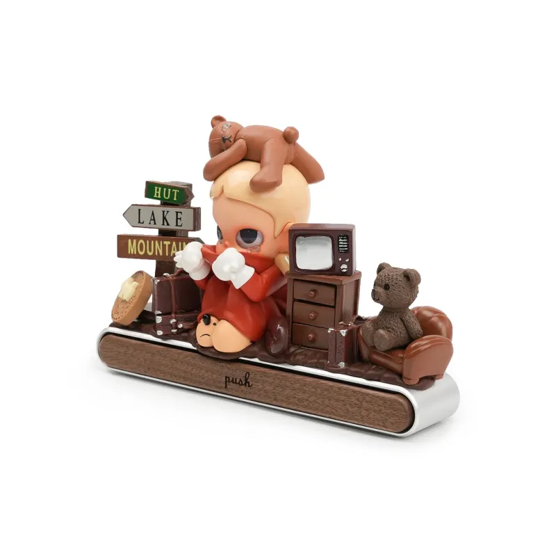 [Modified Doll] POP MART Zsiga Allowed, All Of This. Cover The Sadness, Parking Sign Hang Tag Box 10cm-1
