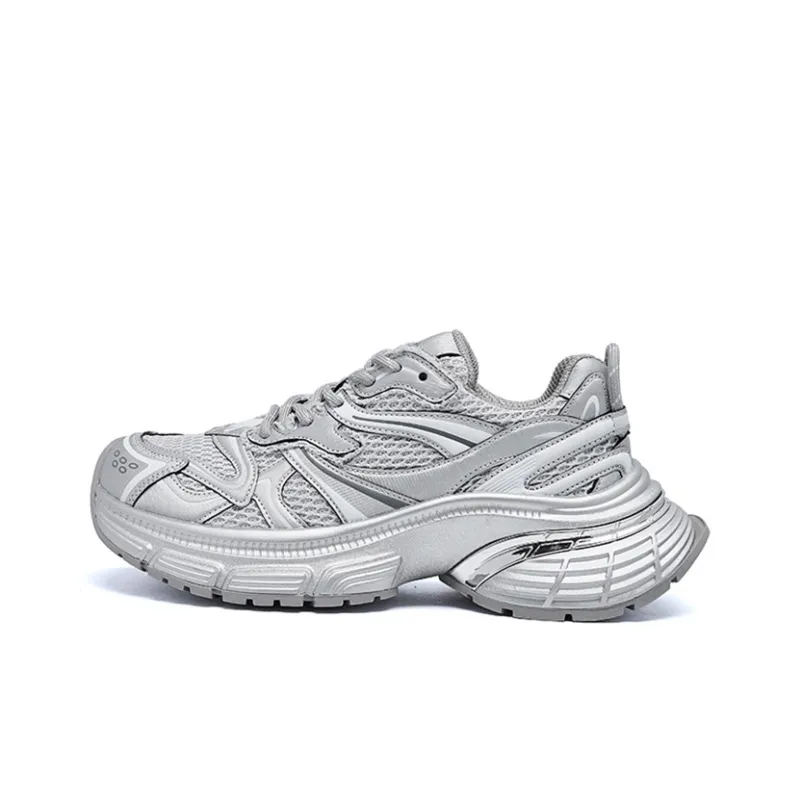 A Poinsettia Princess Cushioned Slip Resistant Abrasion Resistant Low Top Chunky Sneakers Women's-4