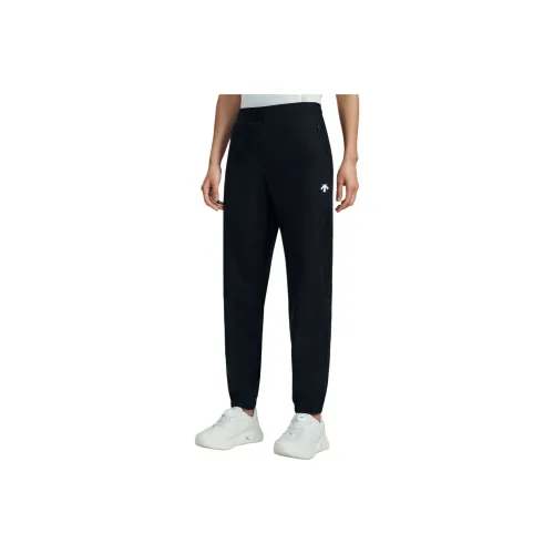 DESCENTE WOMEN'S TRAINING SERIES SS25 Knitted Sports Pants Women's BK Tap Shoe