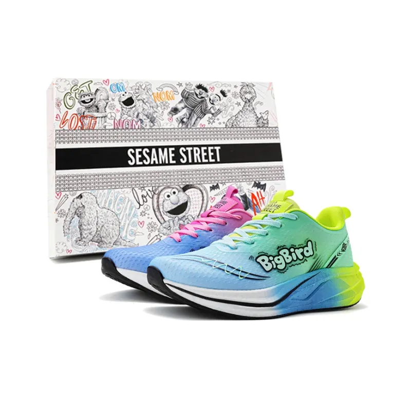 SESAME STREET Cushioned Anti Slip Wear Resistant Breathable Lightweight Low Top Casual Running Shoes Unisex-16