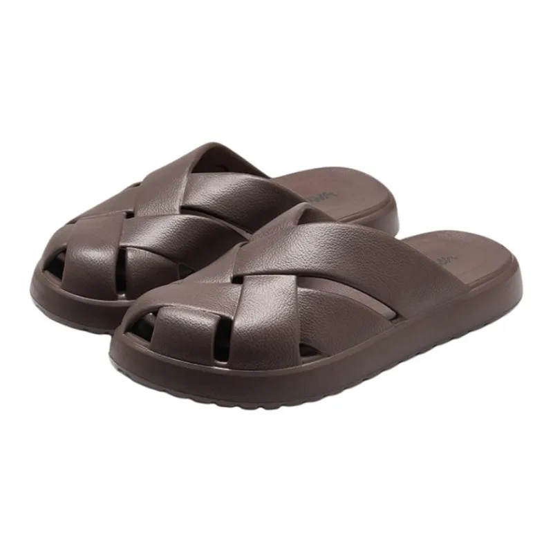 Yu Pu Fashion Closed Toe Slippers Summer Slip Resistant Breathable EVA Slippers Odor Resistant Footwear-3