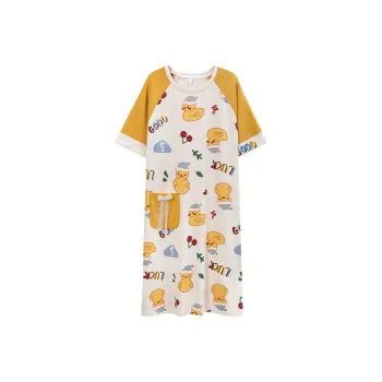 MADALLO Nightgown Women's Sunflower