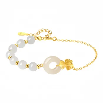 Di Su Xing Bracelets White Jade Women's