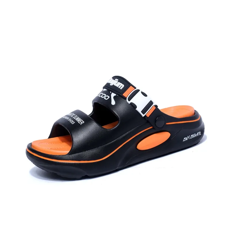NANJIREN EVA Graffiti Slip Resistant Abrasion Resistant Cushioning Slide Slippers Unisex-6