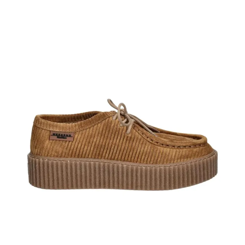 WEEKEND MaxMara Kapok Casual Single Shoes Women's Brown-1