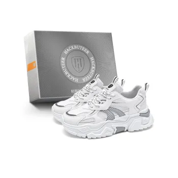 HACKBUTEER Low Top Chunky Sneakers Men's