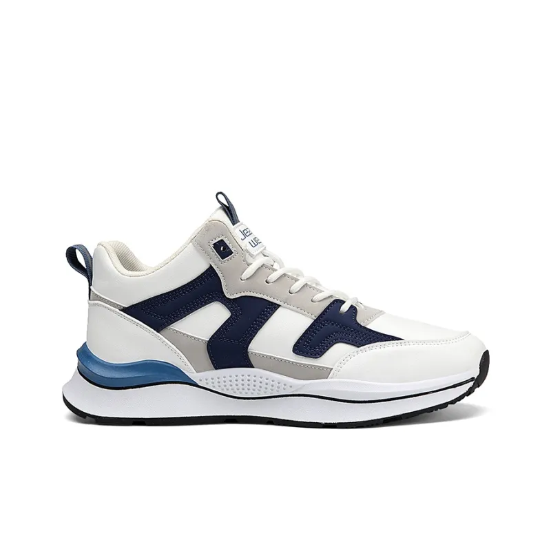 JEANSWEST Anti Slip And Wear Resistant Height Increasing Low Top Casual Shoes Men's-3