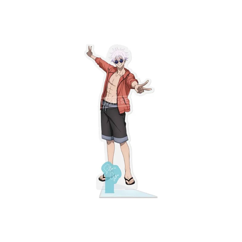 SUNRISEPOP Jujutsu Kaisen Merch Satoru Gojo Summer Beach Single Person Acrylic Stands-0
