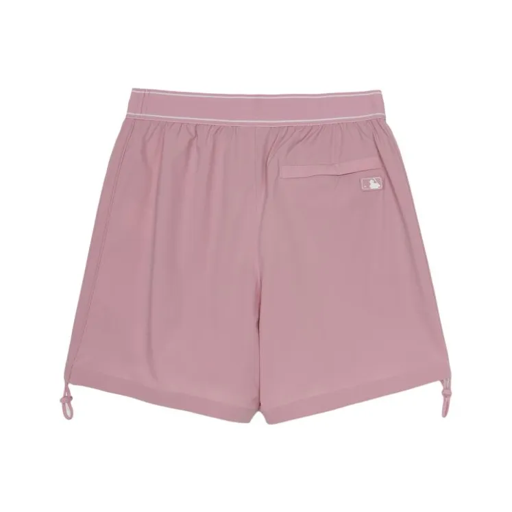 MLB Basic Boston Red Sox Casual Shorts Women's Hemp Pink-1