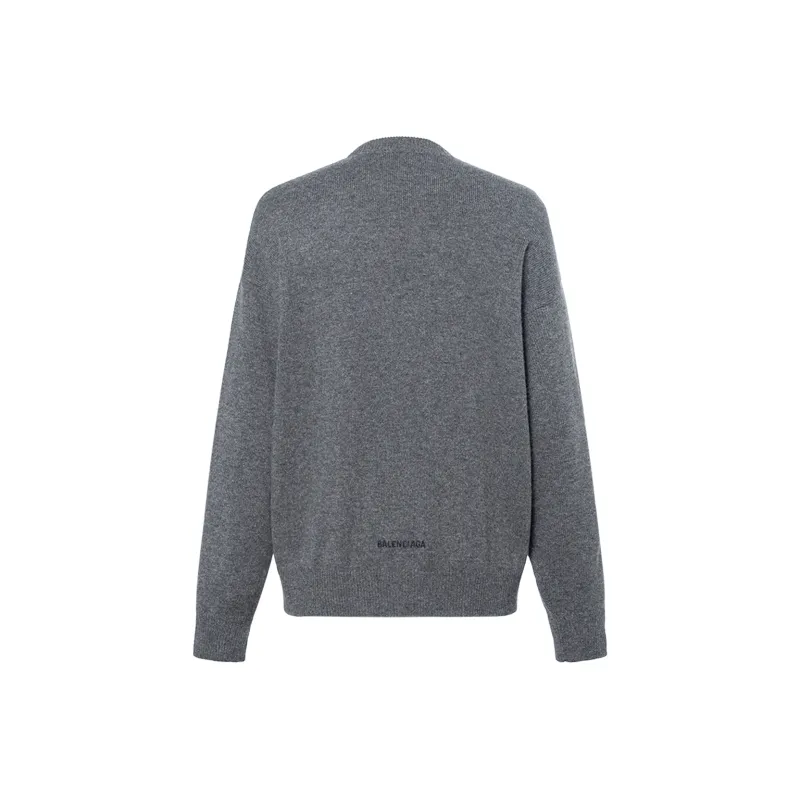 Balenciaga FW22 Cashmere Sweater Men's Gray-1