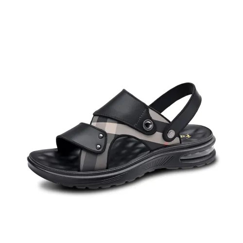 CariteSport Beach Sandals Mens's Black