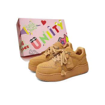UNIITY Anti Slip Wear Resistant Lightweight Breathable Height Increasing Low Top Skateboard Shoes Women's