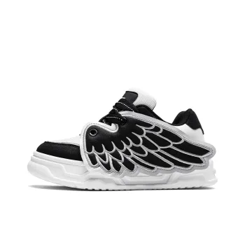 BANGNEY Angel Wings Wear Resistant Breathable Height Increasing Low Top Skateboard Shoes Unisex