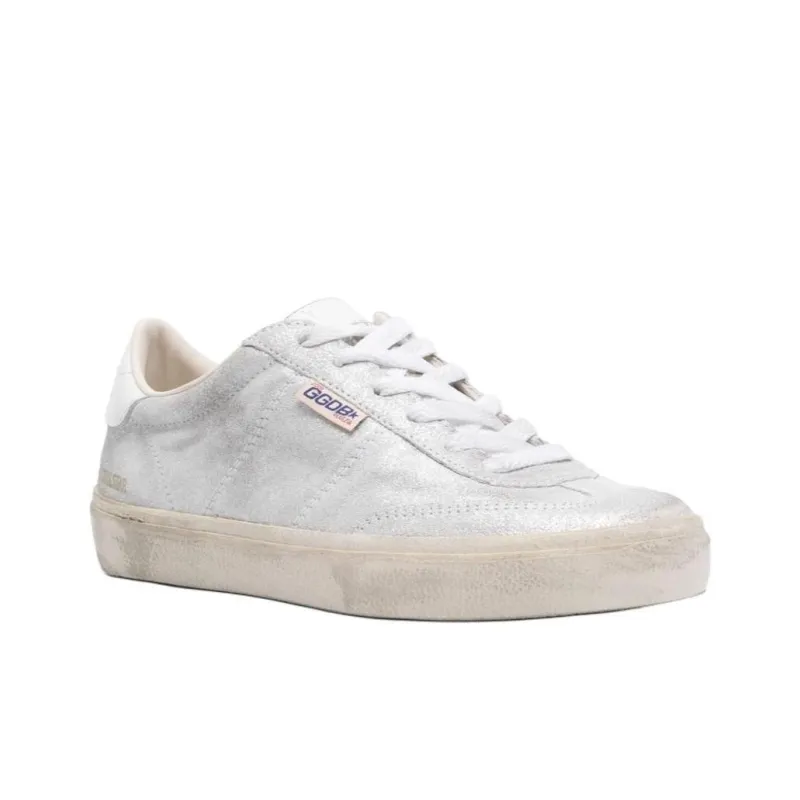 Golden Goose Soul Star Low Top Skateboard Shoes Women's Silver-2