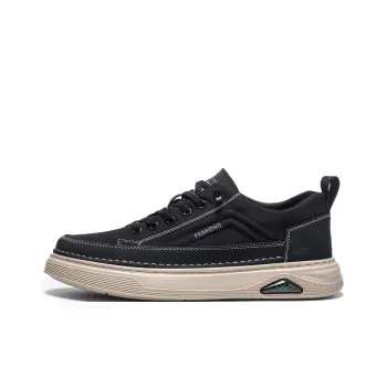 ENRICO COVERI Anti Slip Wear Resistant Breathable Lightweight Cushioning Low Top Canvas Shoes Men's