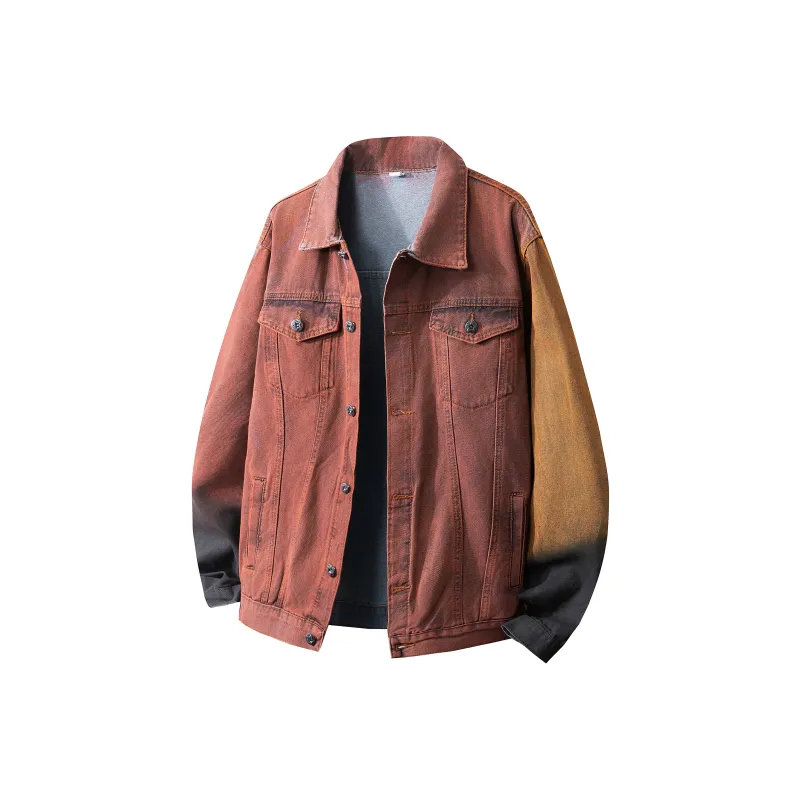 GROGNAK Denim Jacket Unisex Brown-0