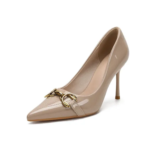BIGTREE High Heels Women's Nude/Black