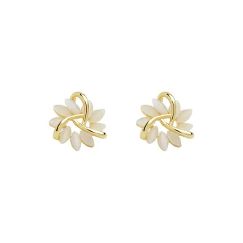 CHIMERA Glass Cat Eye Earrings Women's