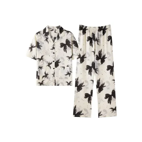 JINXU Pajama Set Women's Light Gray