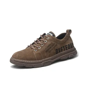 PLO CART Low Top Skateboard Shoes Men's Brown