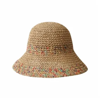 MITHAOL KUSC Straw Woven Bucket Hats Women's