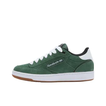 Reebok Club C Anti Slip Wear Resistant Low Top Skateboard Shoes Unisex Green
