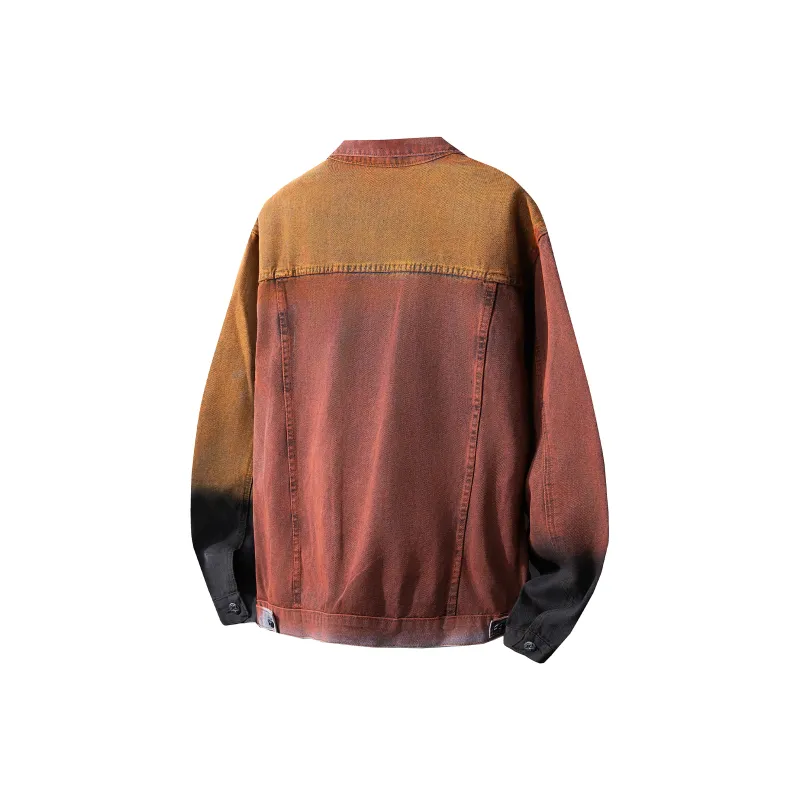 GROGNAK Denim Jacket Unisex Brown-1