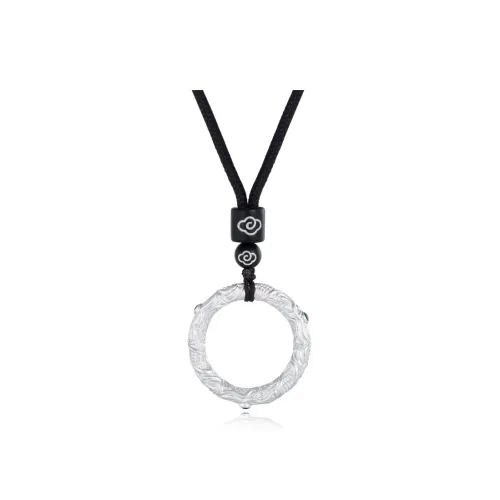 SHENGYALUO 999 Fine Silver Sterling Silver Necklaces Men's
