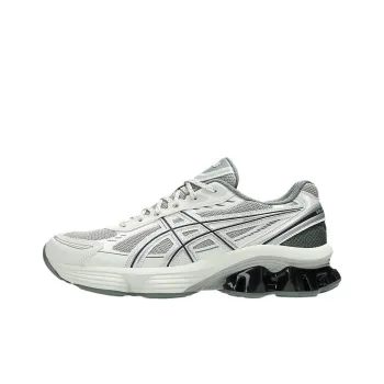 Asics GEL KINETIC FLUENT Anti Slip Wear Resistant Low Top Casual Running Shoes Unisex Gray Silver