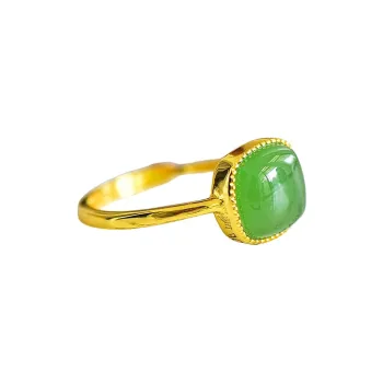 Jade Ink Love Hetian Jade Rings Jasper Women's