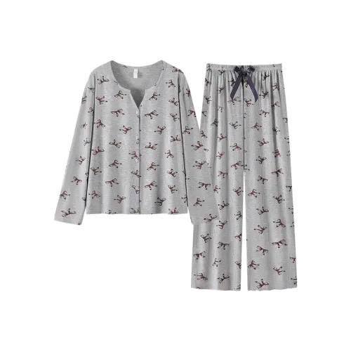 O'MESIK Pajama Set Women's Gray
