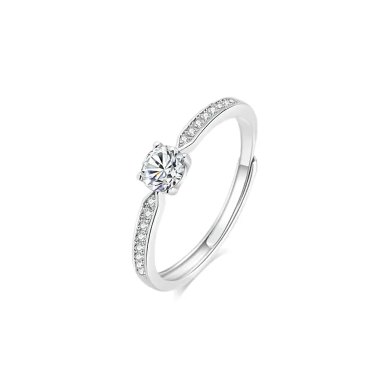 JUICY GRAPE S925 Silver Moissanite Rings Unisex-0