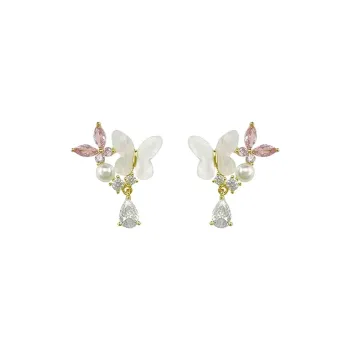 ONEKISS Gold Plated Copper Earrings Women's