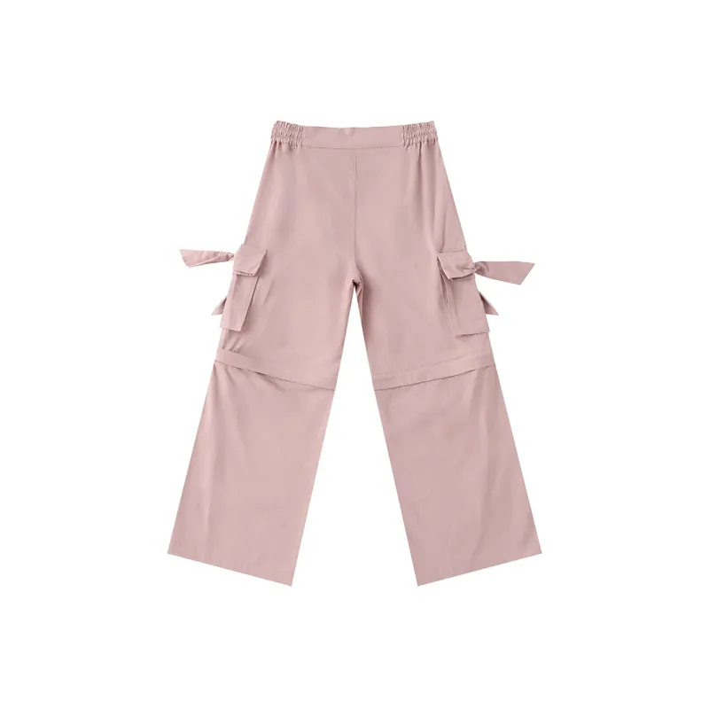 LAMLICKA Casual Pants Women's Pink-1