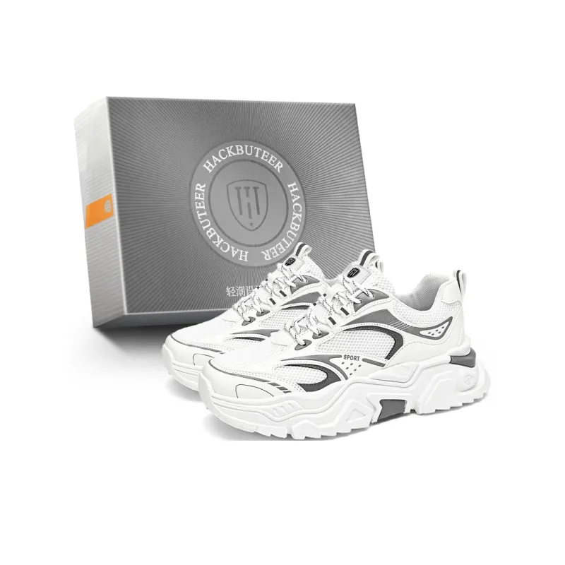 HACKBUTEER Low Top Chunky Sneakers Men's Box Included-0