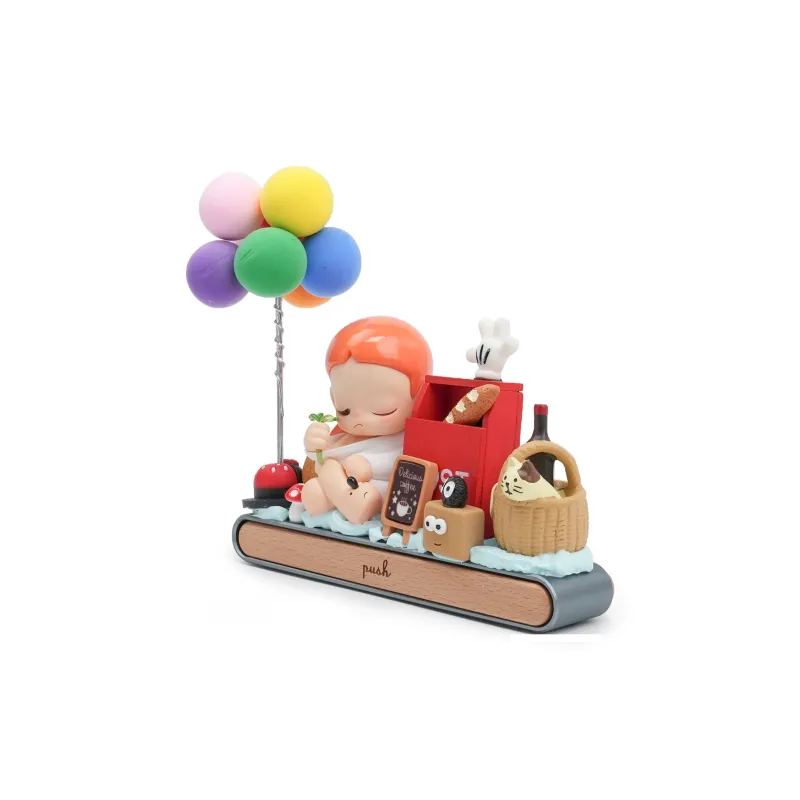[Modified Doll] POP MART Zsiga Allowed, All Of This. New Branches, Parking Sign Hang Tag Box 10cm-1