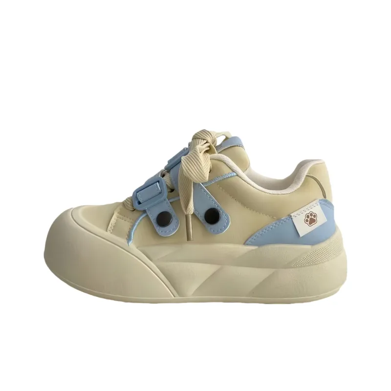 BINGO DUCK Slip Resistant Low Top Skateboard Shoes Women's-9