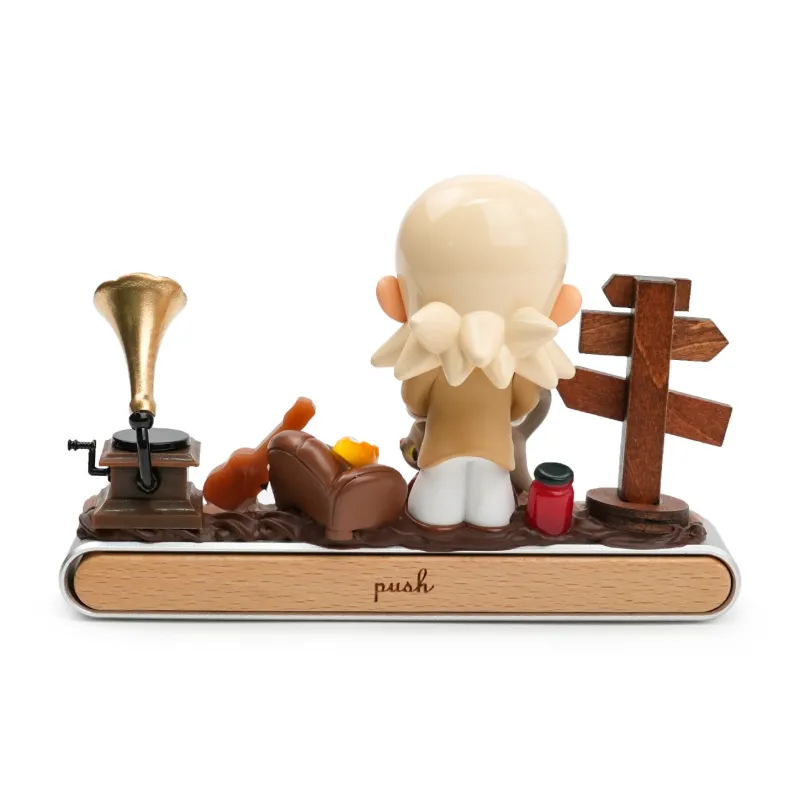 [Modified Doll] POP MART Zsiga Allowed, All Of This. Shy's Friend, Parking Sign Hang Tag Box 10cm-2