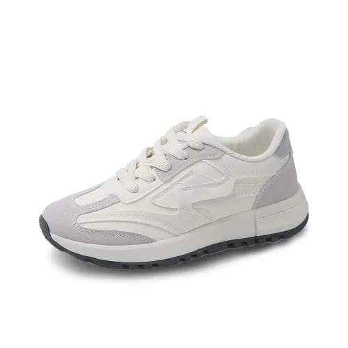YUZHAOLIN Anti Slip And Wear Resistant Height Increasing Low Top Casual Shoes Women's