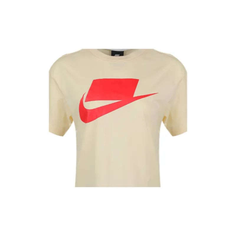 Nike T Shirt Women's Light Yellow-2