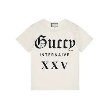 GUCCI 'Guccy Internaive XXV' Cotton T shirt