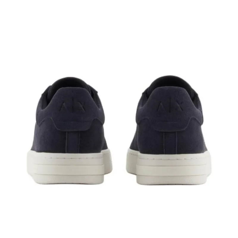 ARMANI EXCHANGEAE Low Top Skateboard Shoes Men's Marine Blue-4