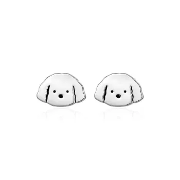 WANLIACC S999 Fine Silver Stud Earrings Women's